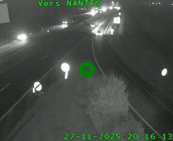 Webcam N147 au nord de Poitiers et à la jonction avec la A10