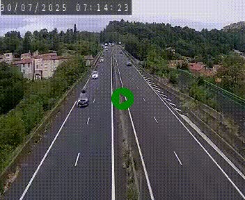 Caméra autoroute A75 à hauteur de Coudes, en direction de Clermont-Ferrand
