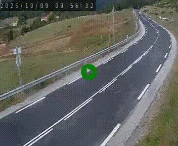 Webcam routière au niveau du col de la Chavade en Ardèche, sur la N102 à 1266 mètres d'altitude