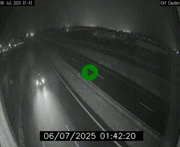 Webcam sur la N165 à hauteur de Caudan, dans le Morbihan.
