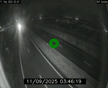 Webcam sur la N165 à hauteur de Caudan, dans le Morbihan.