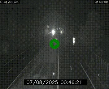 Webcam sur le périphérique de Rennes (N136) à hauteur de Maurepas, au nord de la ville