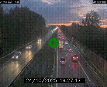 Webcam sur le périphérique de Rennes (N136) à hauteur de Maurepas, au nord de la ville