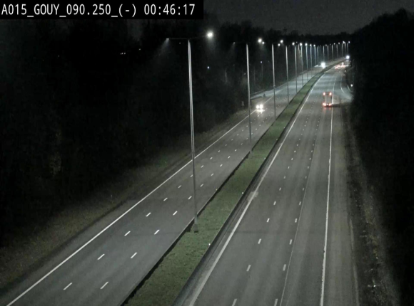 Webcam autoroute Belgique - Gouy-lez-piéton - E42 - BK 90.3