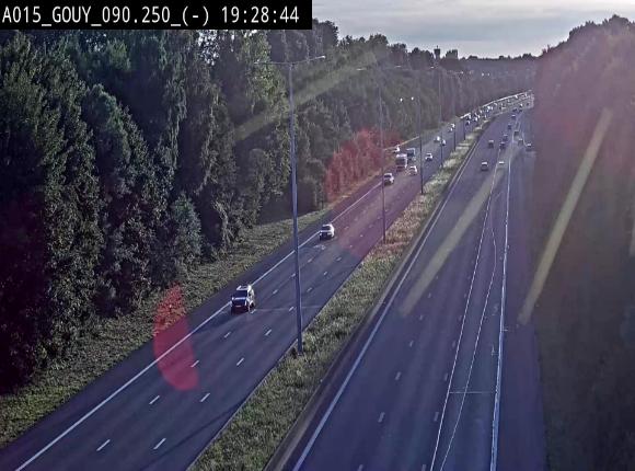 Webcam autoroute Belgique - Gouy-lez-piéton - E42 - BK 90.3