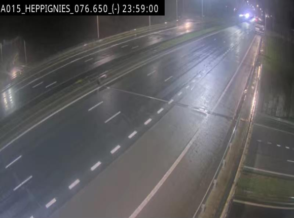 Webcam autoroute Belgique - Heppignies - E42 direction Namur - BK 76.4