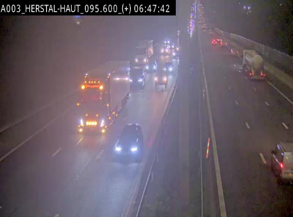 Webcam autoroute Belgique - Herstal - E40 direction Aix-la-Chapelle - BK 97