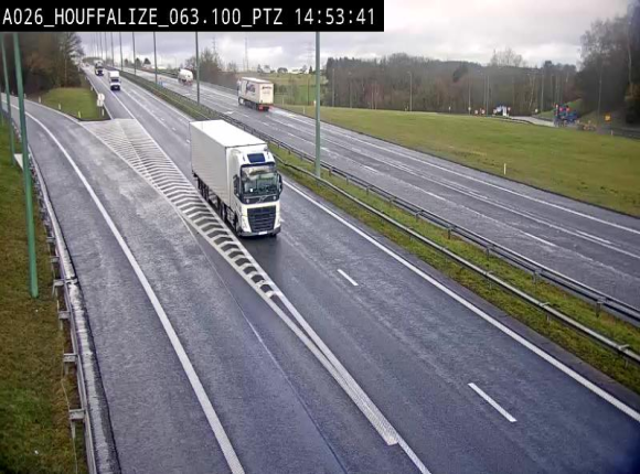 Caméra autoroute Belgique - Houffalize, E25 direction Liège