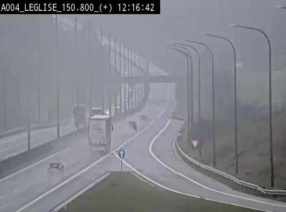 Caméra autoroute Belgique - Côte de Léglise, E411(A4) direction Luxembourg
