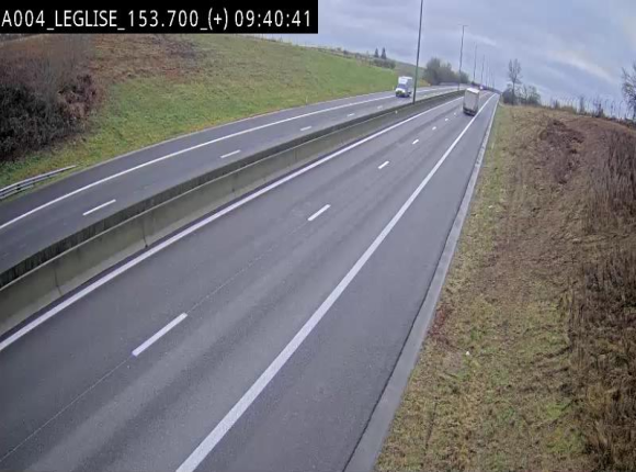 Webcam autoroute E411 à hauteur de Léglise, en direction de Luxembourg