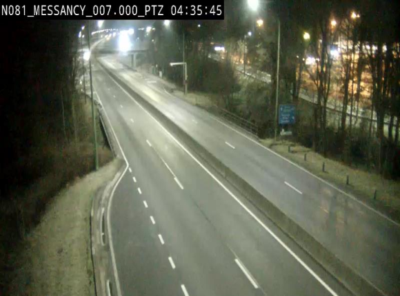 Webcam sur la N81 (E411) à hauteur du Cora Messancy. Vue orientée vers Arlon