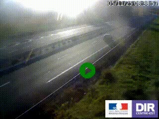 Webcam autoroute sur l'A77 à hauteur de Pouilly-sur-Loire en direction de Nevers