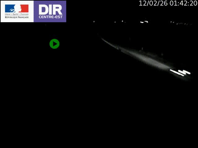 Webcam sur le contournement de Valence, sur la Nationale 7, caméra orientée vers Lyon