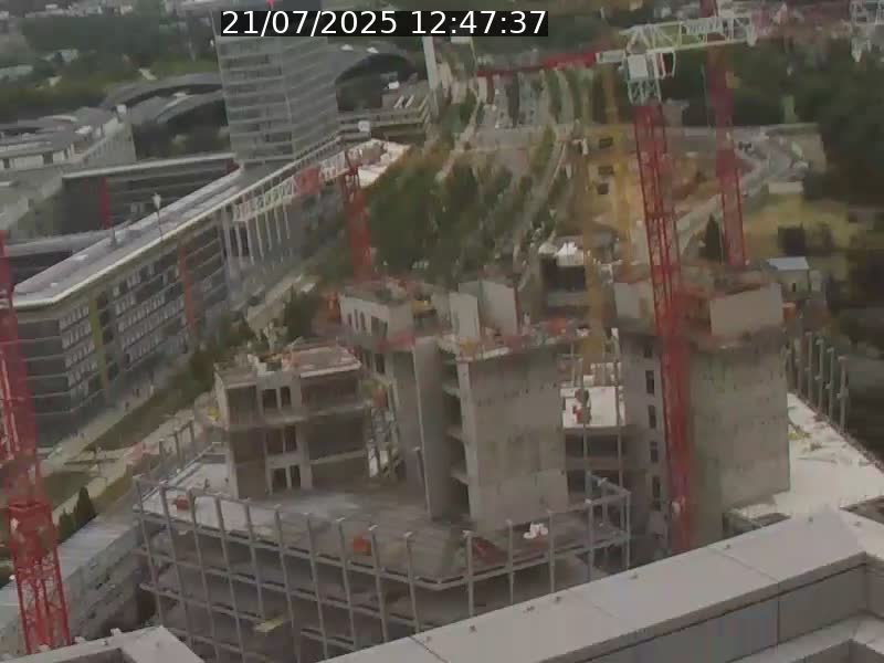 Webcam sur l'avenue John Fitzgerald Kennedy (N51) avec vue orientée vers le Findel