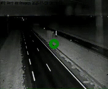 Webcam à hauteur de Vert-en-Drouais sur la N12, en périphérie de Dreux. Vue orientée vers Alençon