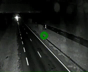 Webcam à hauteur de Vert-en-Drouais sur la N12, en périphérie de Dreux. Vue orientée vers Alençon