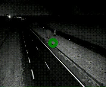 Webcam à hauteur de Vert-en-Drouais sur la N12, en périphérie de Dreux. Vue orientée vers Alençon