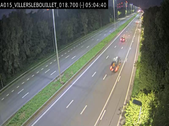 Webcam autoroute Belgique - Villers-le-Bouillet - E42 direction Liège - BK 18.7