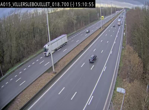 Webcam autoroute Belgique - Villers-le-Bouillet - E42 direction Liège - BK 18.7