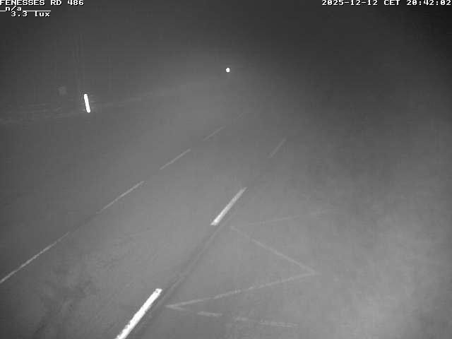 Webcam en haut du col des Fenesses, aussi appelé col du Ménil sur la D486 à 593 mètres d'altitude dans les Vosges