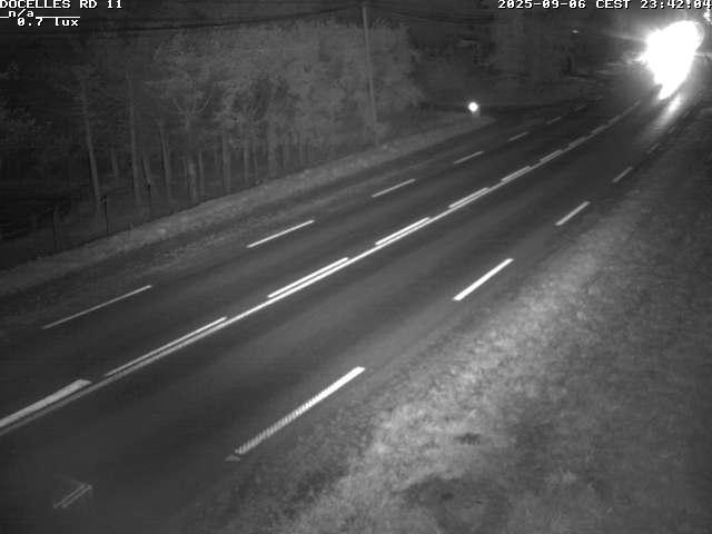 Webcam à 424 mètres d'altitude dans la Tranchée de Docelles dans les Vosges, à proximité d'Epinal sur la route de Gerardmer (D11)