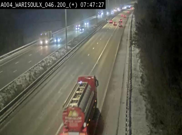 Webcam autoroute Belgique - Warissoulx - E411 - BK 46.2