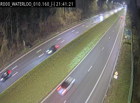 Webcam autoroute Belgique - Waterloo - R0 (ring de Bruxelles) - BK 12.3