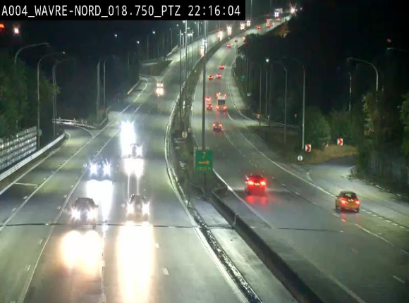 Webcam traffic E411(A4) - BK 18.7 - Bierges (Wavre Nord)