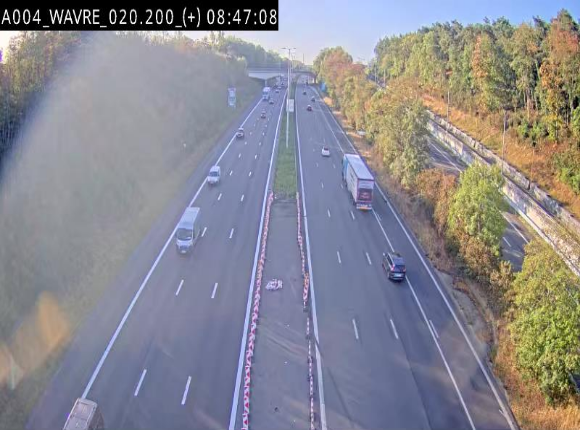 Webcam @ Wavre-sud KP 19.6, A4/E411