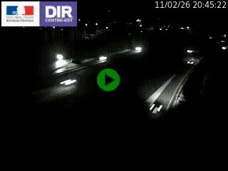 Caméra routière à hauteur de la sortie 15 Chambéry-centre au PK 4,103 en direction d'Albertville