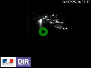 Caméra autoroute sur A6 - Valvert, près de Lyon, en direction de Paris, à hauteur de la sortie 36 Porte du Valvert