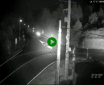 Webcam au carrefour de la croisade, à la jonction entre la N22 et la N320, avant le poste de douane franco-andorrane. Webcam à 1790 mètres d'altitude