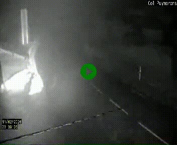 Webcam Col du Puymorens sur N320, en direction de Pas de la Casa (Andorre)