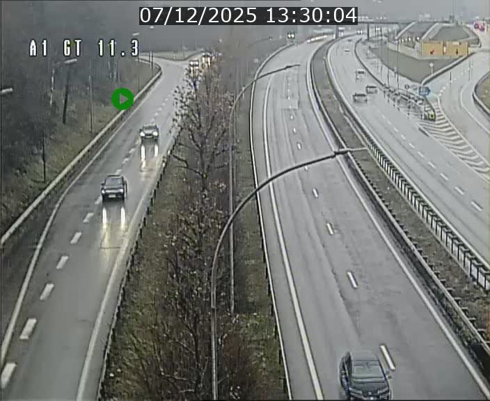 Traffic live webcam Luxembourg Senningerberg - A1 direction Allemagne - BK 11.3