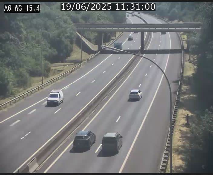 Traffic live webcam Luxembourg Capellen - A6 - BK 15.4 - direction Luxembourg/France/Allemagne