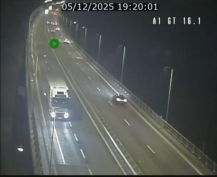 Traffic live webcam Luxembourg Niederanven - A1 direction Allemagne - BK 16.1