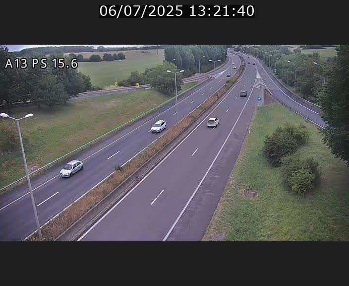 Traffic live webcam Luxembourg Kayl - A13 direction Dudelange - BK 15.6