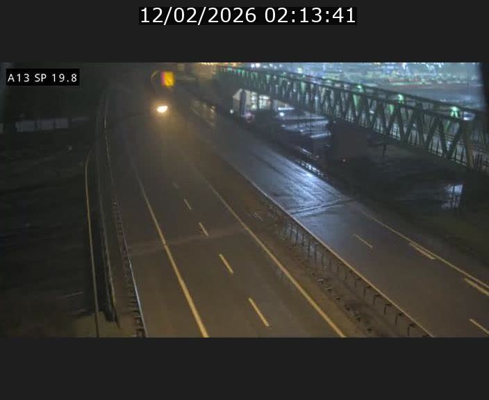 Traffic live webcam Luxembourg Croix de Bettembourg - A13 direction Esch-sur-Alzette - BK 19.8