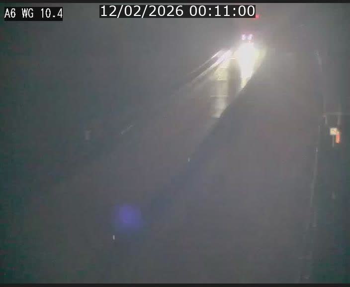 Traffic live webcam Luxembourg Mamer - A6 - BK 10.4 - direction Luxembourg/France/Allemagne