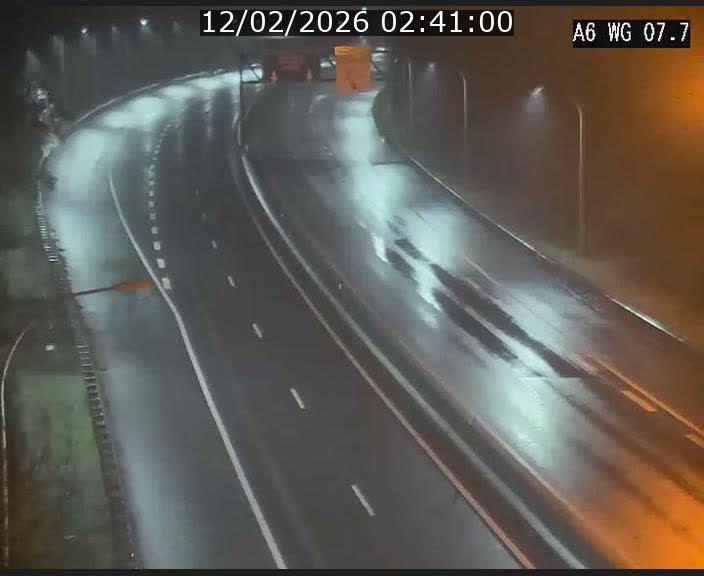 Traffic live webcam Luxembourg - Bridel - A6 - BK 7.7 - direction Belgique