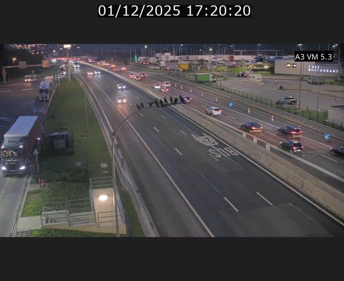 Traffic live webcam Luxembourg Aire de Berchem - A3 - BK 5 - direction France