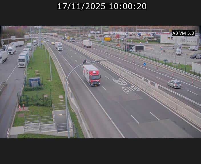 Traffic live webcam Luxembourg Aire de Berchem - A3 - BK 5 - direction France