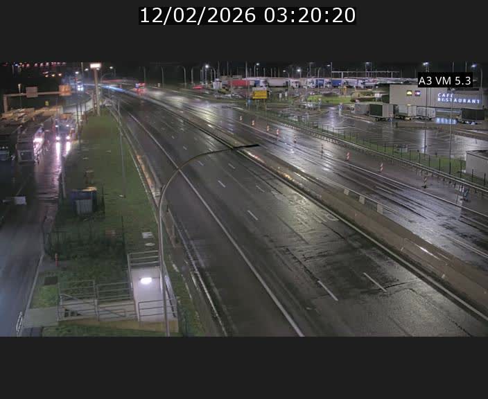 Traffic live webcam Luxembourg Aire de Berchem - A3 - BK 5 - direction France