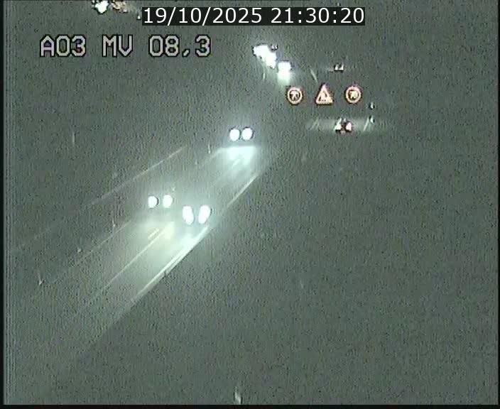 Webcam Autoroute après la Croix de Bettembourg en direction de Luxembourg sur l'A3