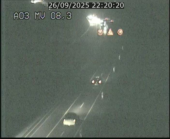 Webcam Autoroute après la Croix de Bettembourg en direction de Luxembourg sur l'A3