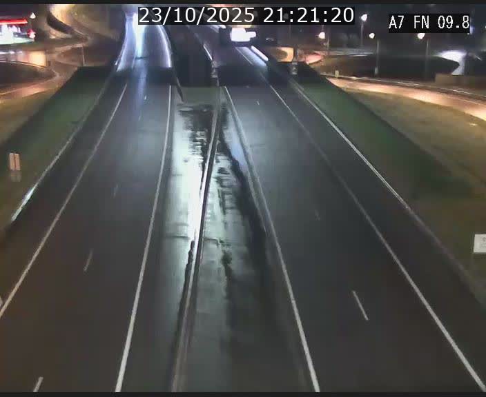 Caméra trafic Luxembourg - A7, Tunnel Gousselerbierg, sortie sud, direction rond-point Lorentzweiler (BK 9.9)