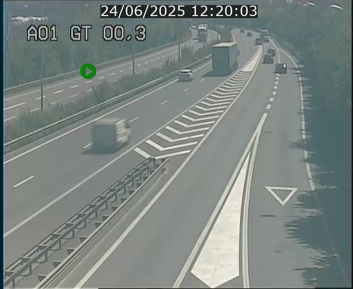 Traffic live webcam Luxembourg Croix de Gasperich - A1 direction Kirchberg - BK 0.3