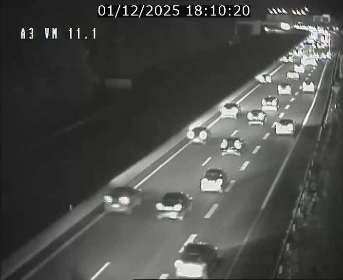 Webcam à la frontière franco-luxembourgeoise, avant la Croix de Bettembourg - BK 11.1 - direction Luxembourg-ville