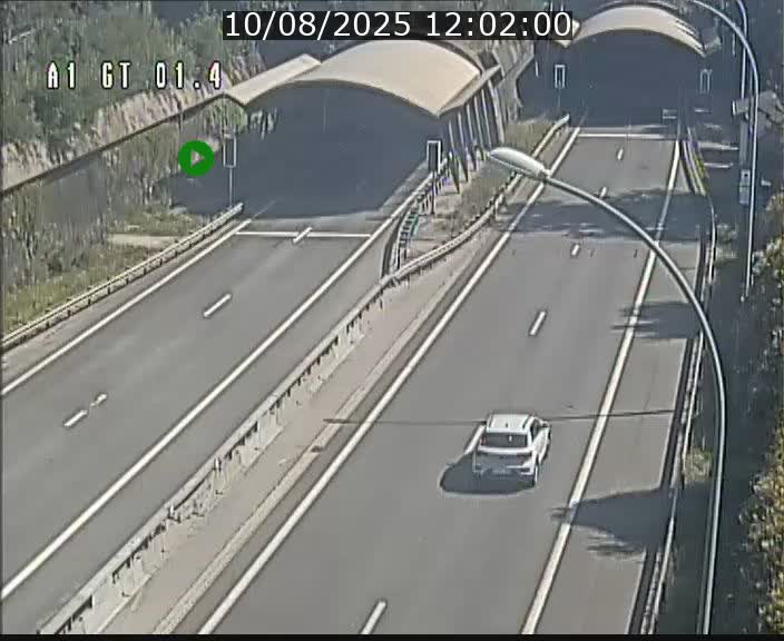 Traffic live webcam Luxembourg Hesperange - A1 direction Kirchberg - BK 1.4