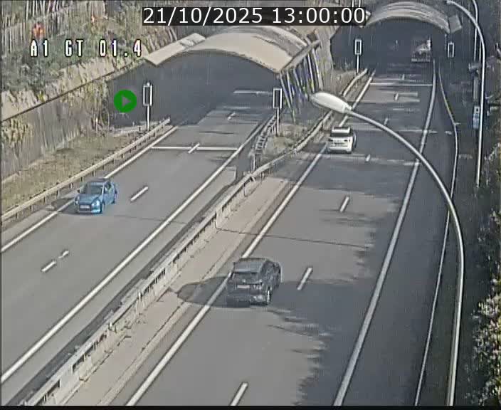 Traffic live webcam Luxembourg Hesperange - A1 direction Kirchberg - BK 1.4